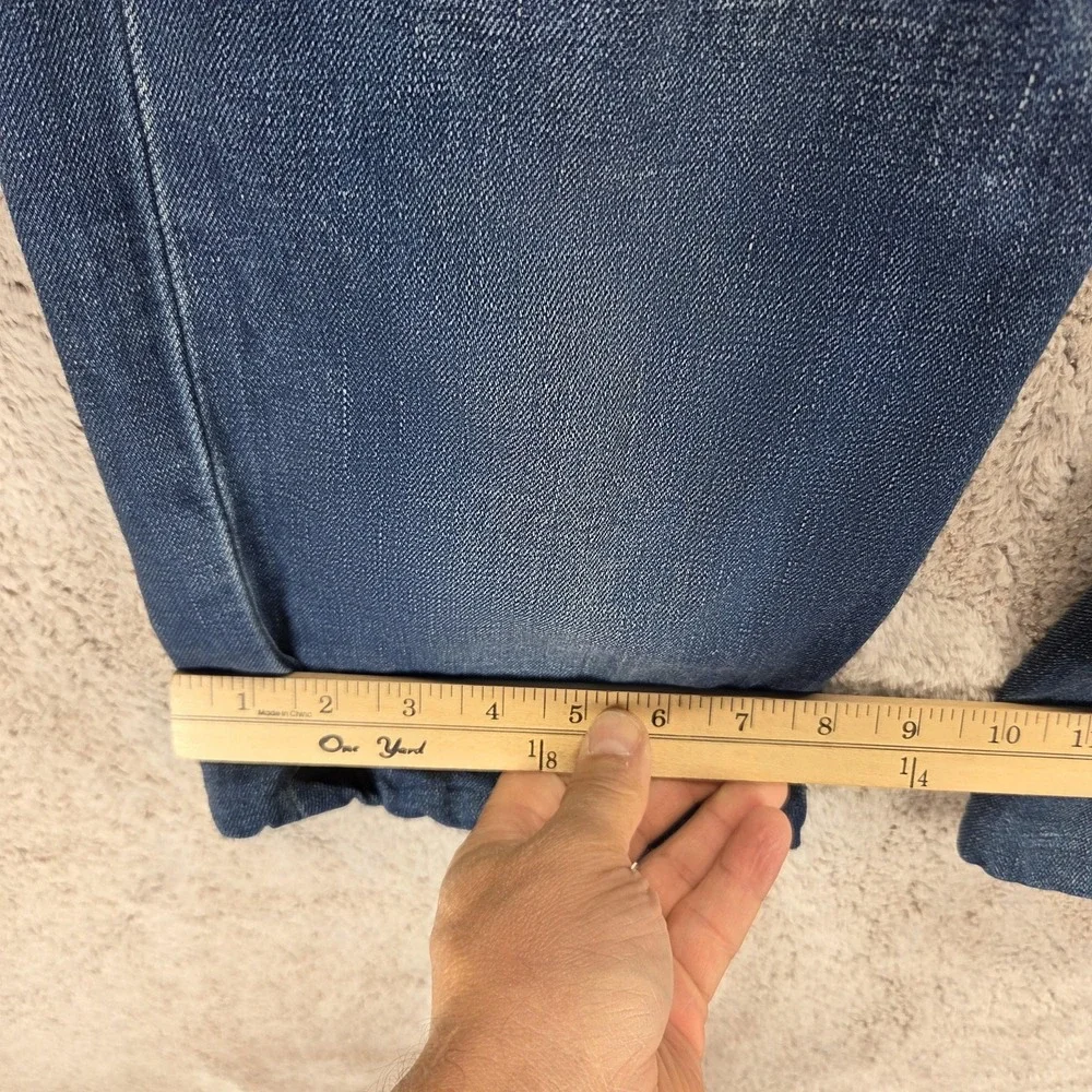 Vintage Levis Blue Star Jeans Mens Blue Buckle Back Engineered Fits 32x26